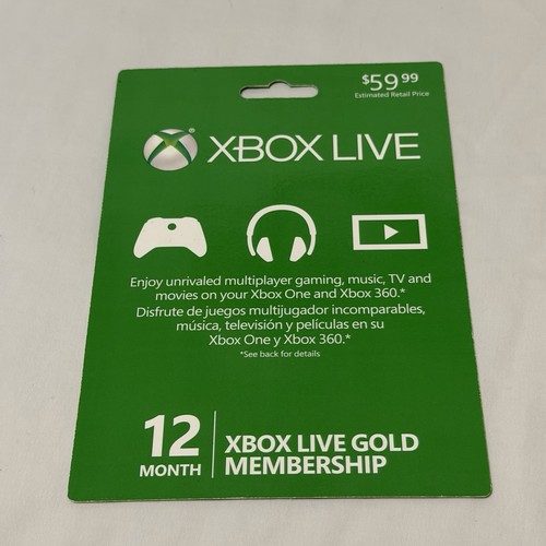 Scheda abbonamento xbox live - xbox,
