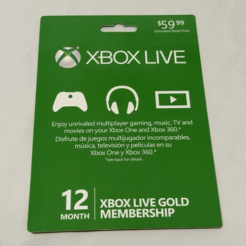 Scheda abbonamento xbox live - scheda,